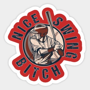 Nice Swing Bitch Sticker